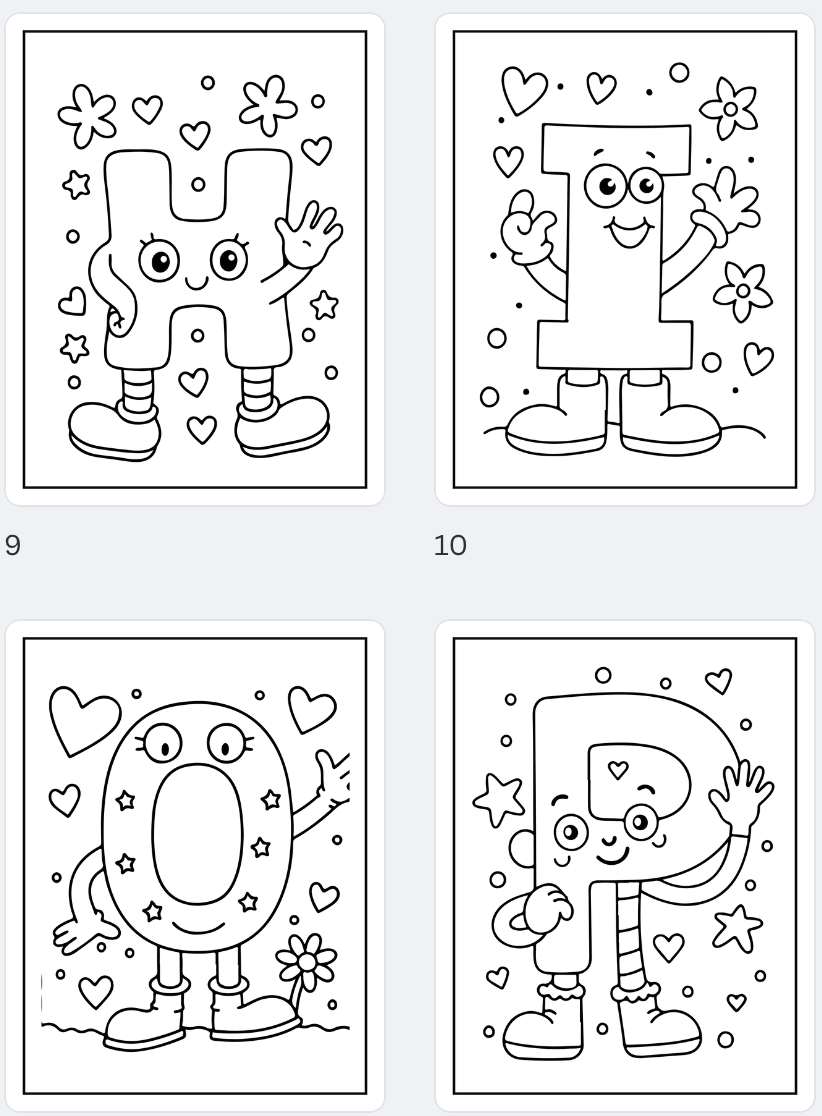 Alphabet Coloriage