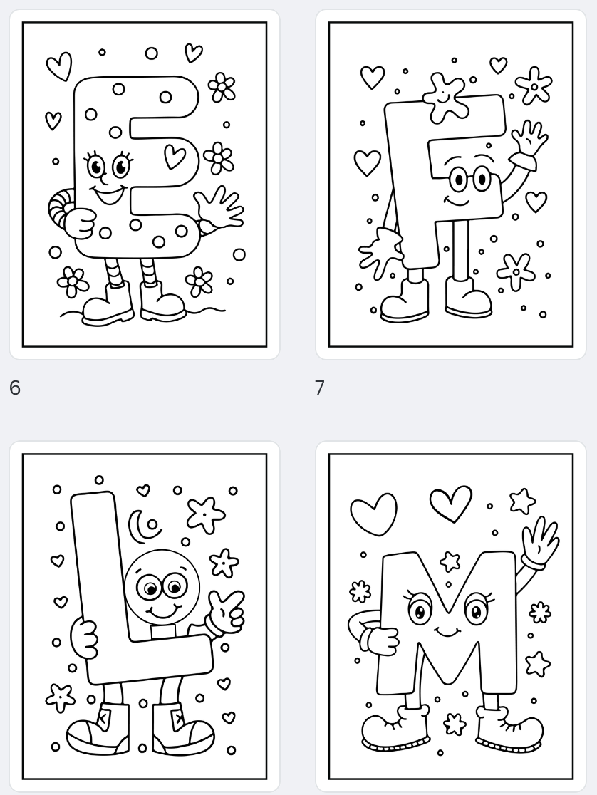 Alphabet Coloriage