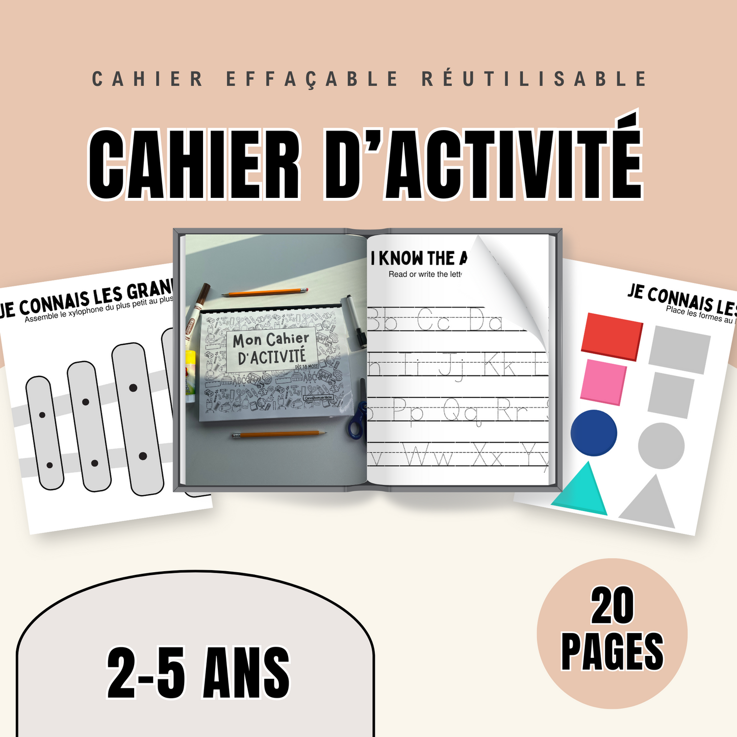 Cahier d'Activité 18 mois +