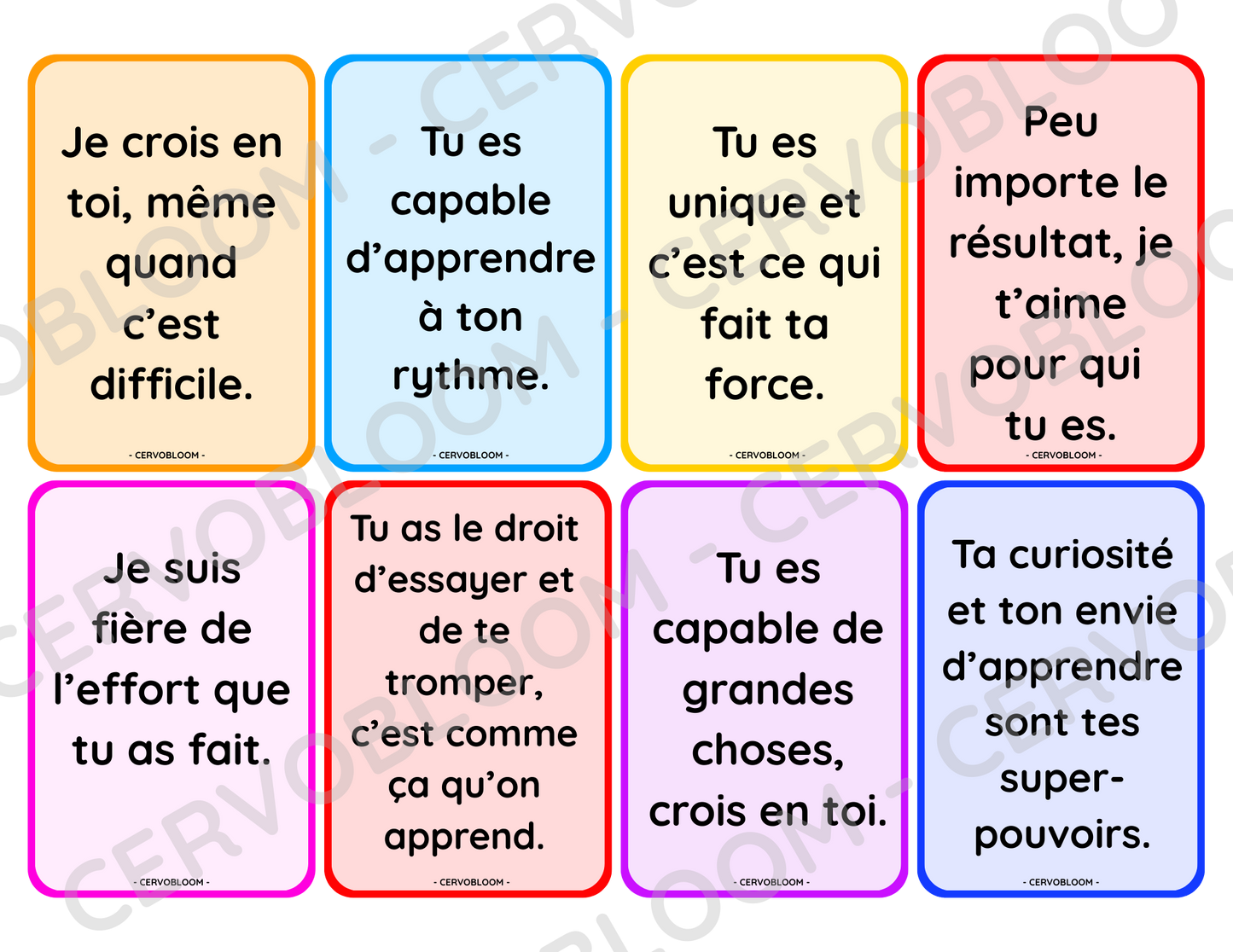 Carte de motivation - École