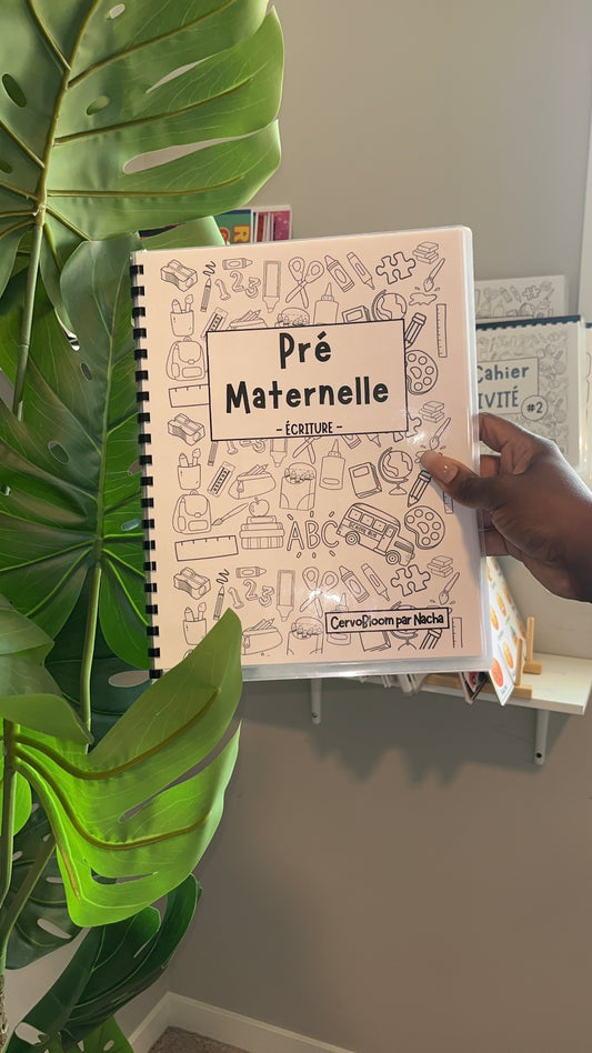 Cahier Pré Maternelle - Écriture