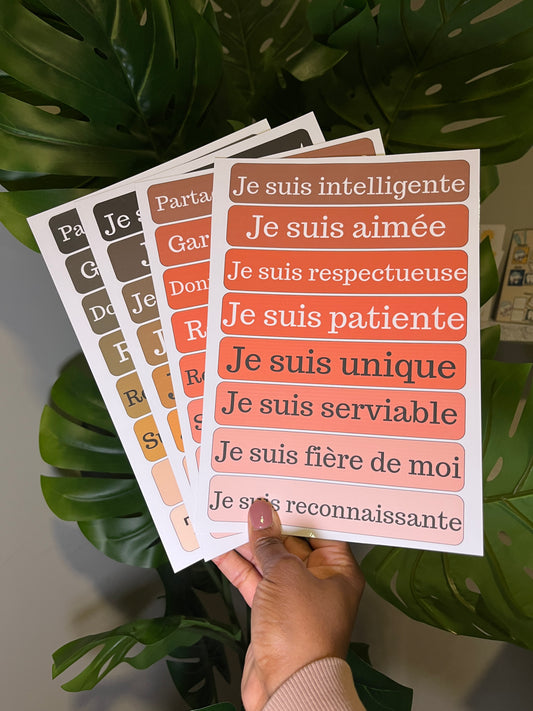 Bundle | Affirmations Positives - Posters Filles & Garçons