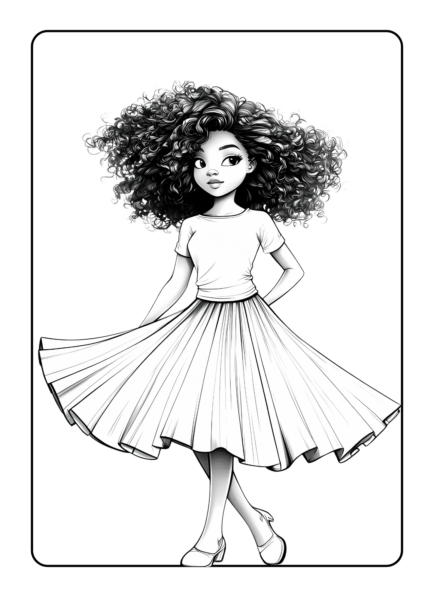 Coloriage - Black Girls Vol.2